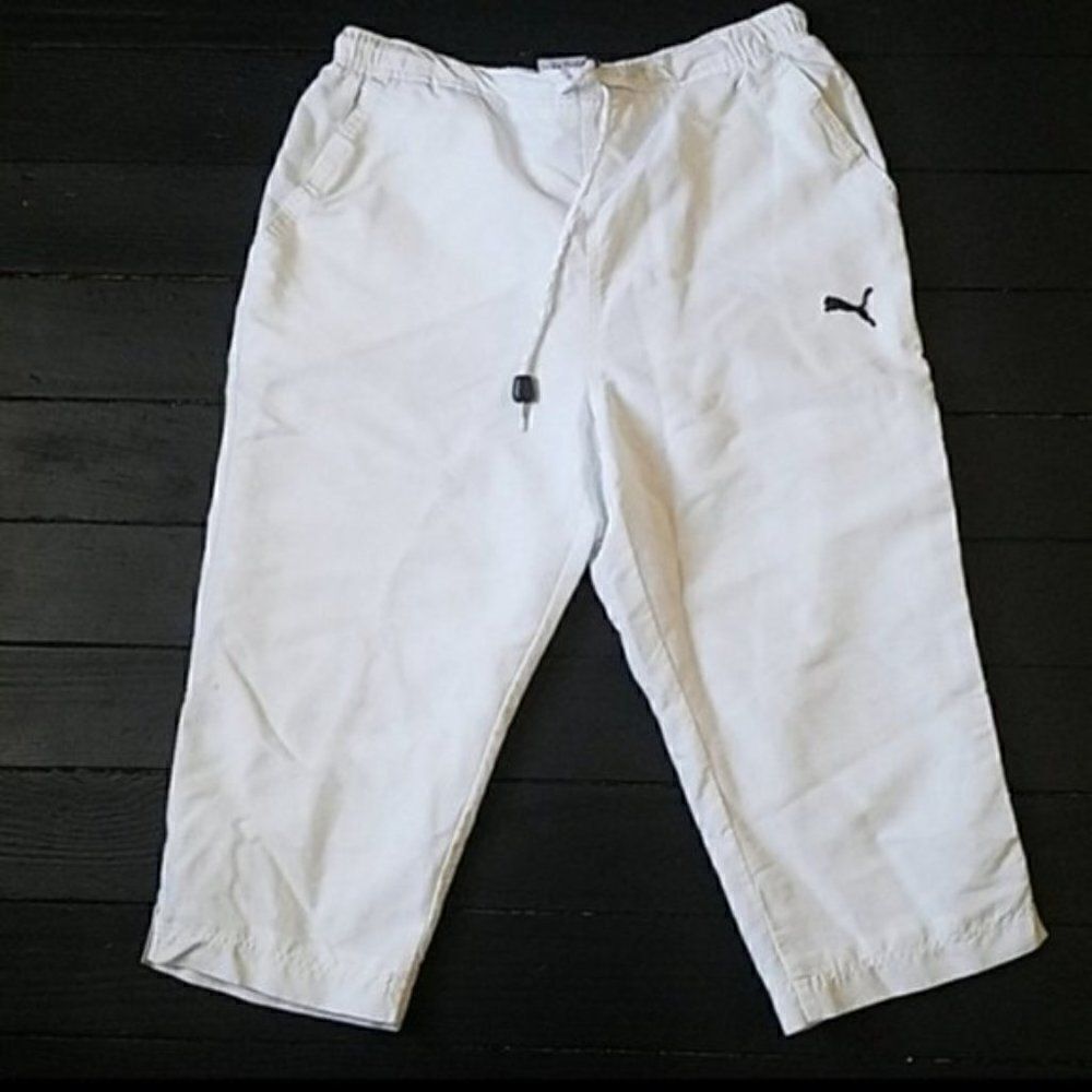 Puma white windbreaker capris - Picture 4 of 9